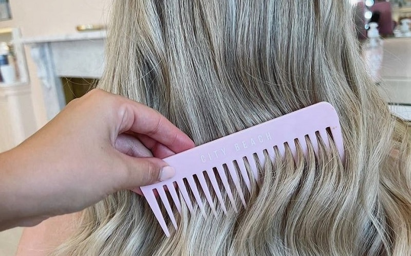 Towel Dry and Comb Your Hair Straight